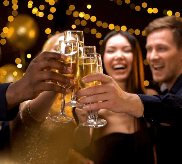 New year party with DJ